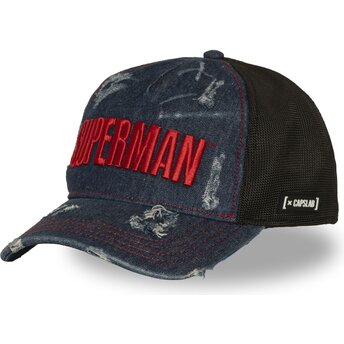 Lippikset kaareva rekka laivastonsininen snapback DC12 BLUE Superman DC Comics Capslab