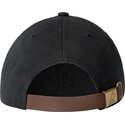lippikset-kaareva-musta-saadettava-nauha-washed-baseball-black-kangol