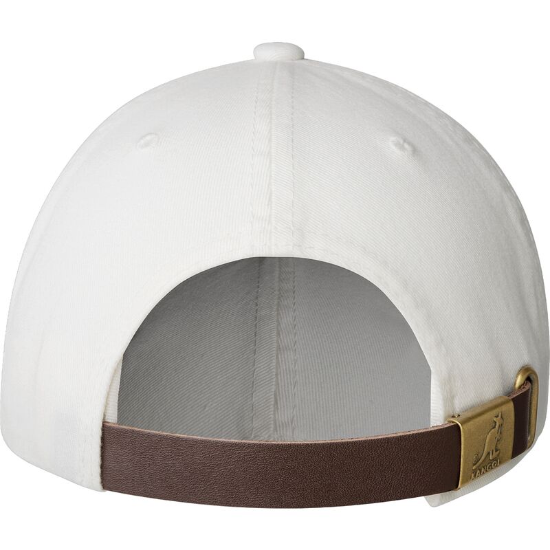lippikset-kaareva-valkoinen-saadettava-nauha-washed-baseball-white-kangol