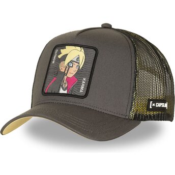 Lippikset kaareva rekka harmaa snapback Karma BOR KAR Boruto Capslab