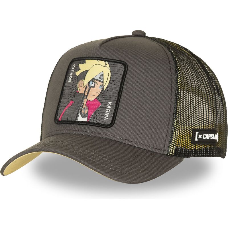 lippikset-kaareva-rekka-harmaa-snapback-karma-bor-kar-boruto-capslab