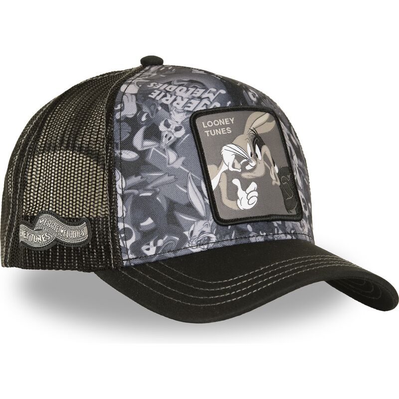 lippikset-kaareva-rekka-musta-snapback-loo14-duo-bugs-bunny-ja-akku-ankka-looney-tunes-capslab