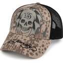 lippikset-kaareva-rekka-harmaa-snapback-13-skull-ed-hardy