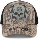 lippikset-kaareva-rekka-harmaa-snapback-13-skull-ed-hardy