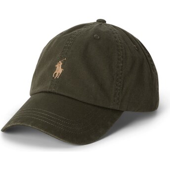 Lippikset kaareva vihreä säädettävä nauha Cotton Chino Classic Sport Polo Ralph Lauren