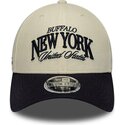 lippikset-kaareva-beige-saadettava-nauha-9forty-m-crown-wordmark-buffalo-new-york-new-era