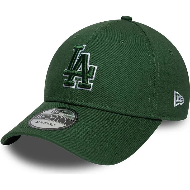 lippikset-kaareva-vihrea-saadettava-nauha-9forty-team-outline-los-angeles-dodgers-mlb-new-era