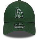 lippikset-kaareva-vihrea-saadettava-nauha-9forty-team-outline-los-angeles-dodgers-mlb-new-era