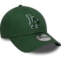 lippikset-kaareva-vihrea-saadettava-nauha-9forty-team-outline-los-angeles-dodgers-mlb-new-era
