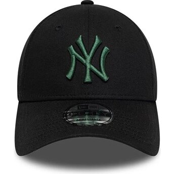 Lippikset kaareva musta säädettävä nauha 9FORTY League Essential New York Yankees MLB New Era