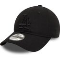 lippikset-kaareva-musta-saadettava-nauha-9twenty-league-essential-los-angeles-dodgers-mlb-new-era