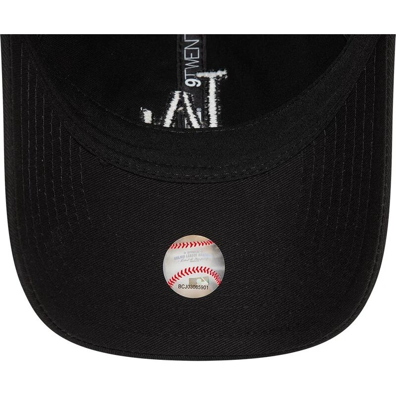 lippikset-kaareva-musta-saadettava-nauha-9twenty-league-essential-los-angeles-dodgers-mlb-new-era