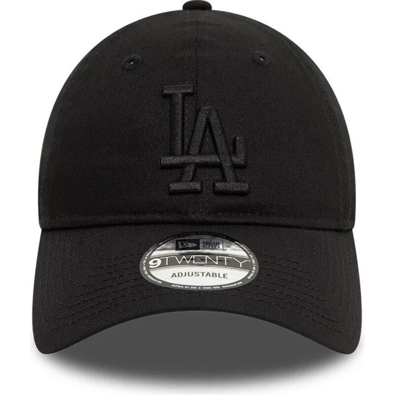 lippikset-kaareva-musta-saadettava-nauha-9twenty-league-essential-los-angeles-dodgers-mlb-new-era
