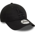 lippikset-kaareva-musta-saadettava-nauha-9twenty-league-essential-los-angeles-dodgers-mlb-new-era