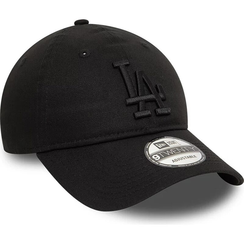 lippikset-kaareva-musta-saadettava-nauha-9twenty-league-essential-los-angeles-dodgers-mlb-new-era