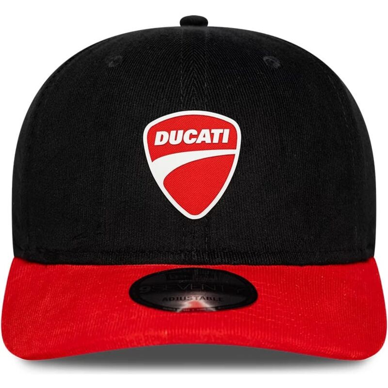 lippikset-kaareva-musta-snapback-9seventy-stretch-snap-contrast-visor-ducati-motor-motogp-new-era