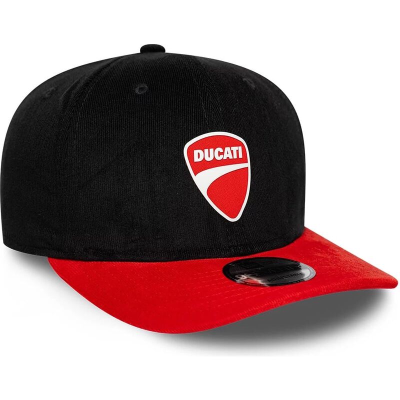 lippikset-kaareva-musta-snapback-9seventy-stretch-snap-contrast-visor-ducati-motor-motogp-new-era