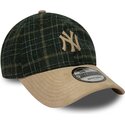 lippikset-kaareva-vihrea-saadettava-nauha-9twenty-mix-check-new-york-yankees-mlb-new-era