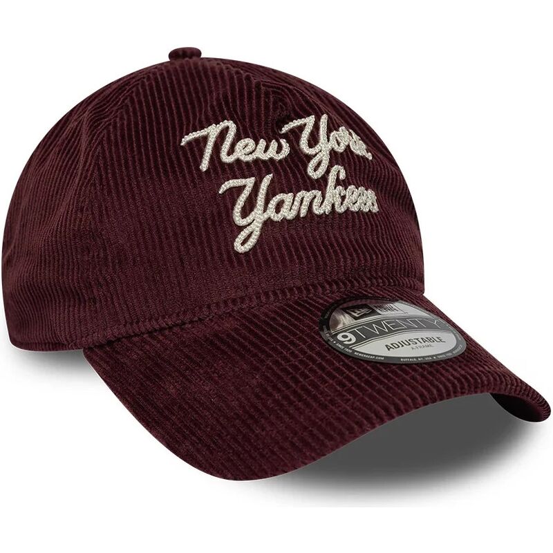 lippikset-kaareva-punainen-saadettava-nauha-9twenty-a-frame-cord-script-new-york-yankees-mlb-new-era