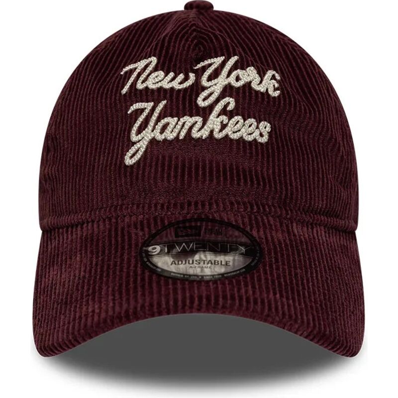 lippikset-kaareva-punainen-saadettava-nauha-9twenty-a-frame-cord-script-new-york-yankees-mlb-new-era