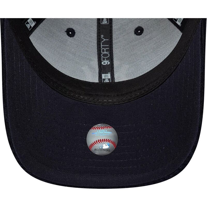 lippikset-kaareva-laivastonsininen-snapback-9forty-m-crown-cord-visor-new-york-yankees-mlb-new-era