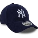 lippikset-kaareva-laivastonsininen-snapback-9forty-m-crown-fleece-new-york-yankees-mlb-new-era