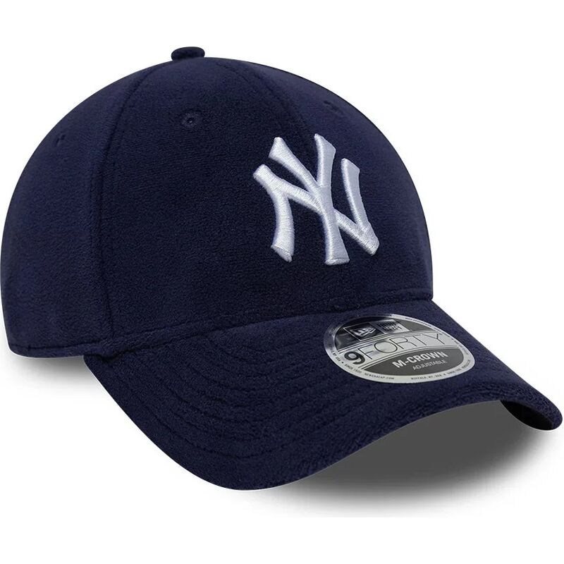 lippikset-kaareva-laivastonsininen-snapback-9forty-m-crown-fleece-new-york-yankees-mlb-new-era