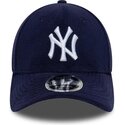 lippikset-kaareva-laivastonsininen-snapback-9forty-m-crown-fleece-new-york-yankees-mlb-new-era