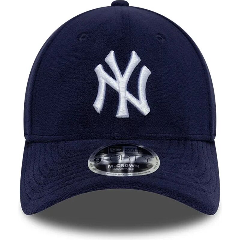 lippikset-kaareva-laivastonsininen-snapback-9forty-m-crown-fleece-new-york-yankees-mlb-new-era