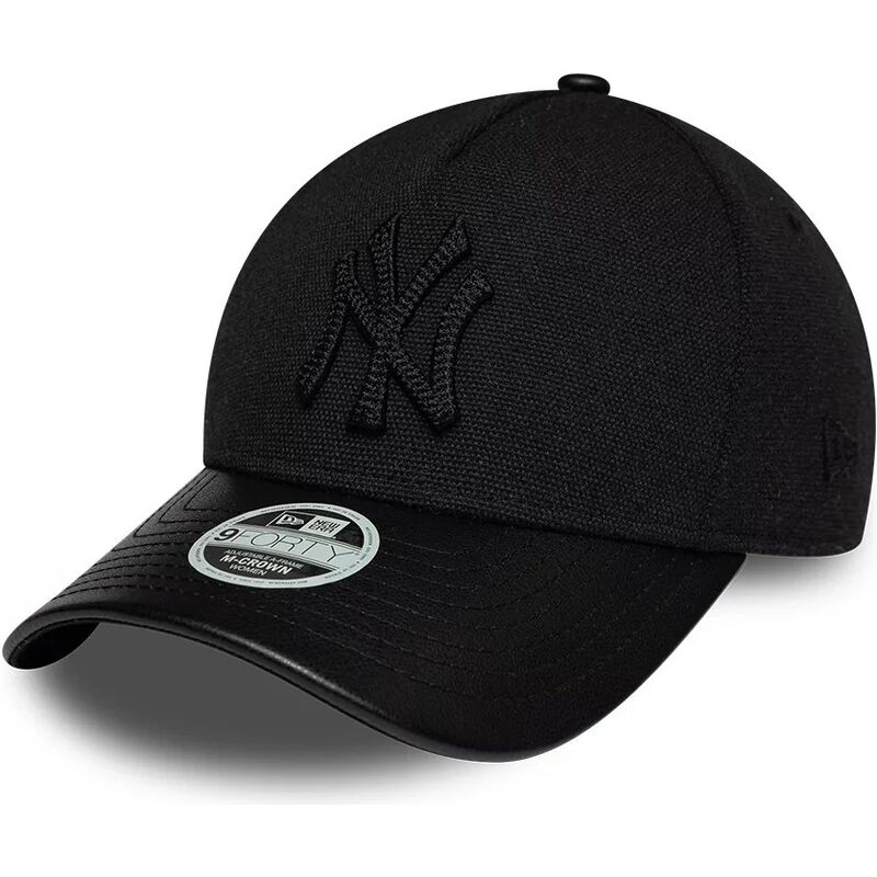 lippikset-kaareva-musta-saadettava-nauha-9forty-m-crown-a-frame-fabric-mix-new-york-yankees-mlb-new-era