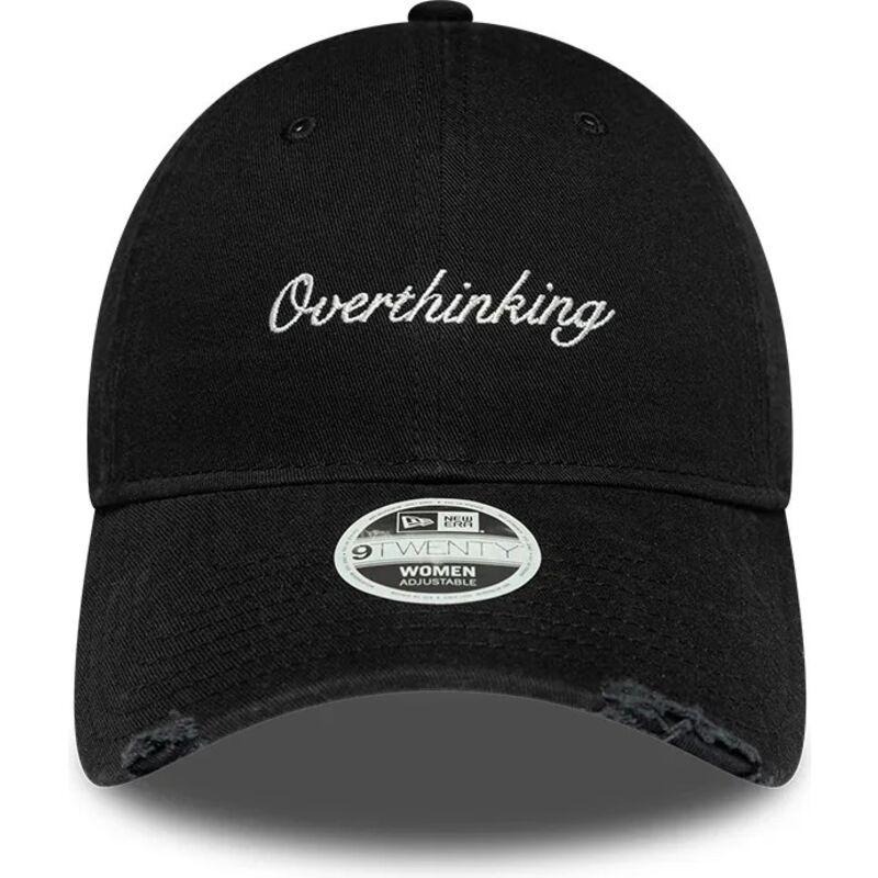 lippikset-kaareva-musta-saadettava-nauha-9twenty-slogan-overthinking-new-era