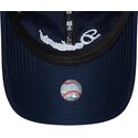 lippikset-kaareva-laivastonsininen-saadettava-nauha-9twenty-cord-script-los-angeles-dodgers-mlb-new-era
