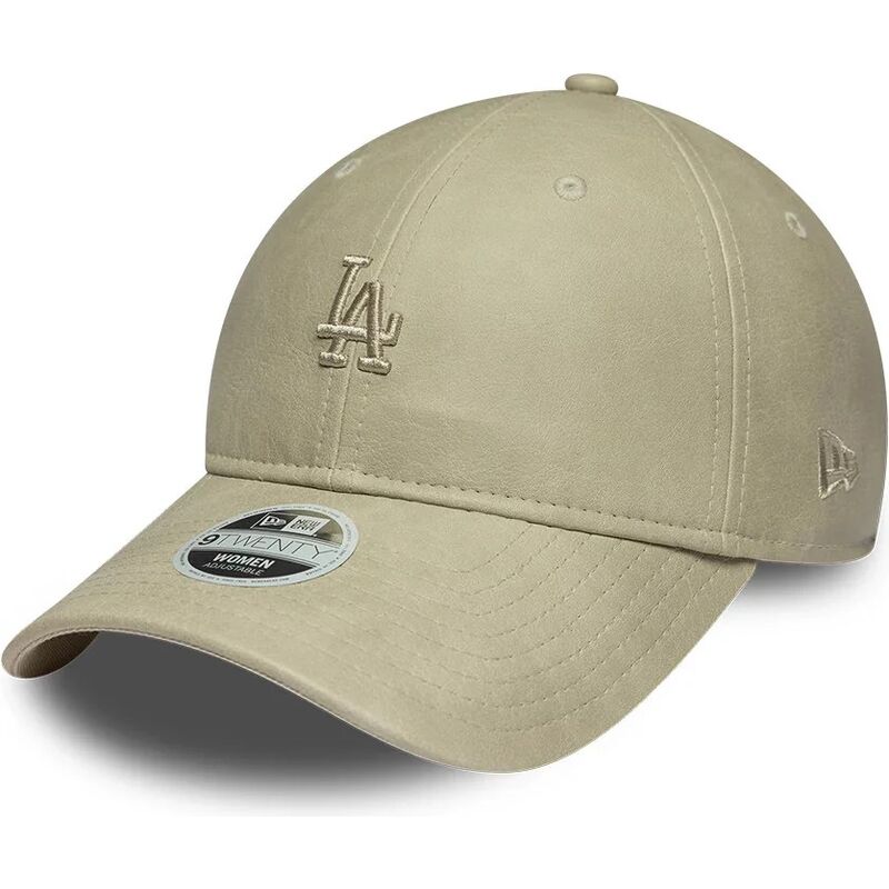 lippikset-kaareva-beige-saadettava-nauha-9twenty-washed-pu-los-angeles-dodgers-mlb-new-era