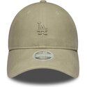 lippikset-kaareva-beige-saadettava-nauha-9twenty-washed-pu-los-angeles-dodgers-mlb-new-era