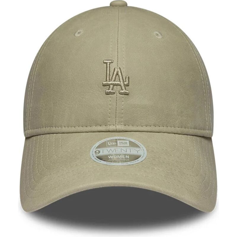 lippikset-kaareva-beige-saadettava-nauha-9twenty-washed-pu-los-angeles-dodgers-mlb-new-era