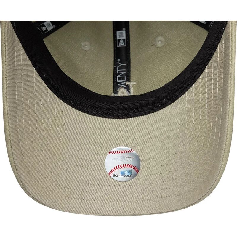lippikset-kaareva-beige-saadettava-nauha-9twenty-washed-pu-los-angeles-dodgers-mlb-new-era