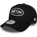 lippikset-kaareva-musta-snapback-9forty-e-frame-rubber-new-york-new-era