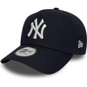lippikset-kaareva-laivastonsininen-snapback-9forty-e-frame-mythical-icon-new-york-yankees-mlb-new-era