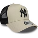 lippikset-kaareva-rekka-beige-snapback-a-frame-league-essential-new-york-yankees-mlb-new-era