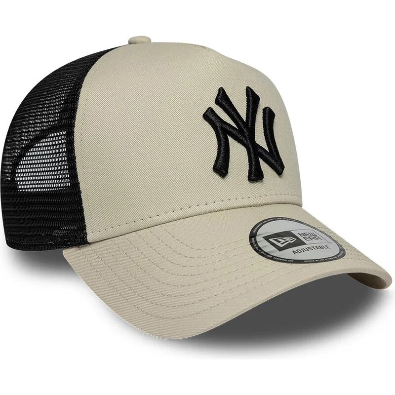 lippikset-kaareva-rekka-beige-snapback-a-frame-league-essential-new-york-yankees-mlb-new-era