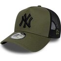 lippikset-kaareva-rekka-vihrea-snapback-a-frame-league-essential-new-york-yankees-mlb-new-era