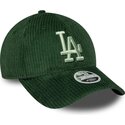lippikset-kaareva-vihrea-snapback-9forty-m-crown-chunky-cord-los-angeles-dodgers-mlb-new-era