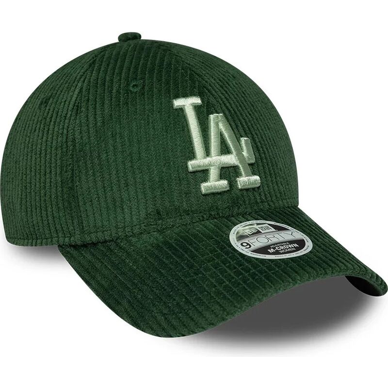 lippikset-kaareva-vihrea-snapback-9forty-m-crown-chunky-cord-los-angeles-dodgers-mlb-new-era