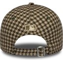 lippikset-kaareva-vihrea-saadettava-nauha-9forty-m-crown-houndstooth-los-angeles-dodgers-mlb-new-era