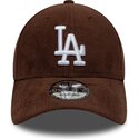 lippikset-kaareva-ruskea-snapback-9forty-entry-cord-los-angeles-dodgers-mlb-new-era