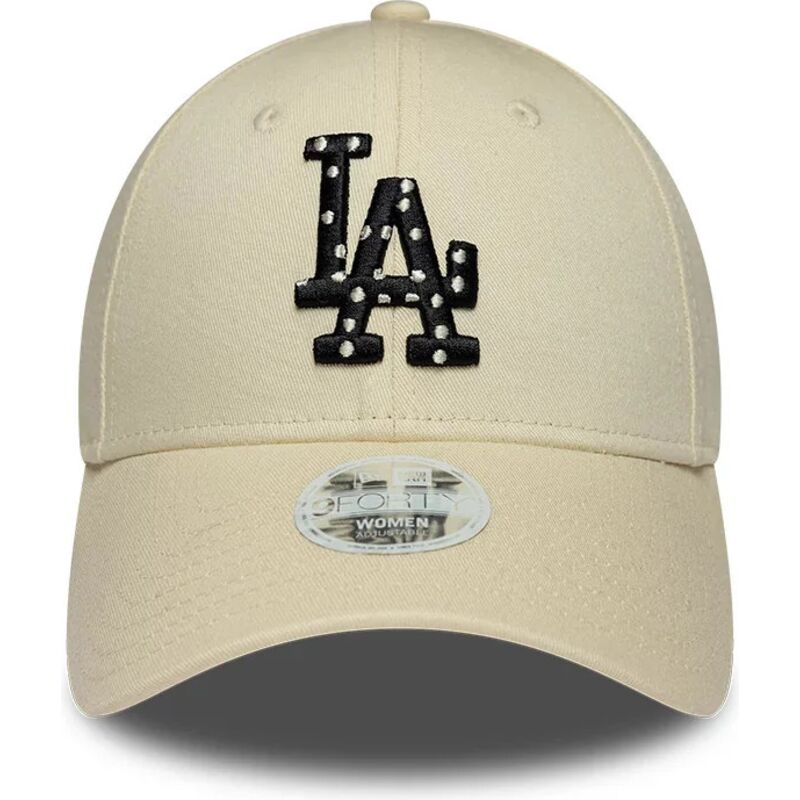 lippikset-kaareva-beige-saadettava-nauha-9forty-infill-los-angeles-dodgers-mlb-new-era