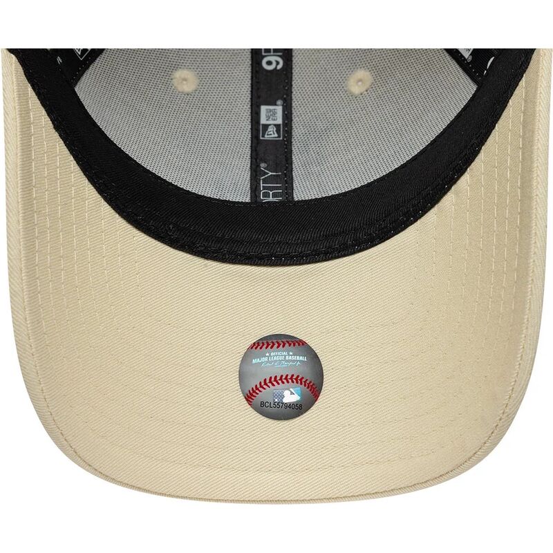 lippikset-kaareva-beige-saadettava-nauha-9forty-infill-los-angeles-dodgers-mlb-new-era