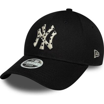 Lippikset kaareva musta säädettävä nauha 9FORTY Infill New York Yankees MLB New Era
