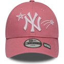 lippikset-kaareva-vaaleanpunainen-saadettava-nauha-lapsille-9forty-space-new-york-yankees-mlb-new-era