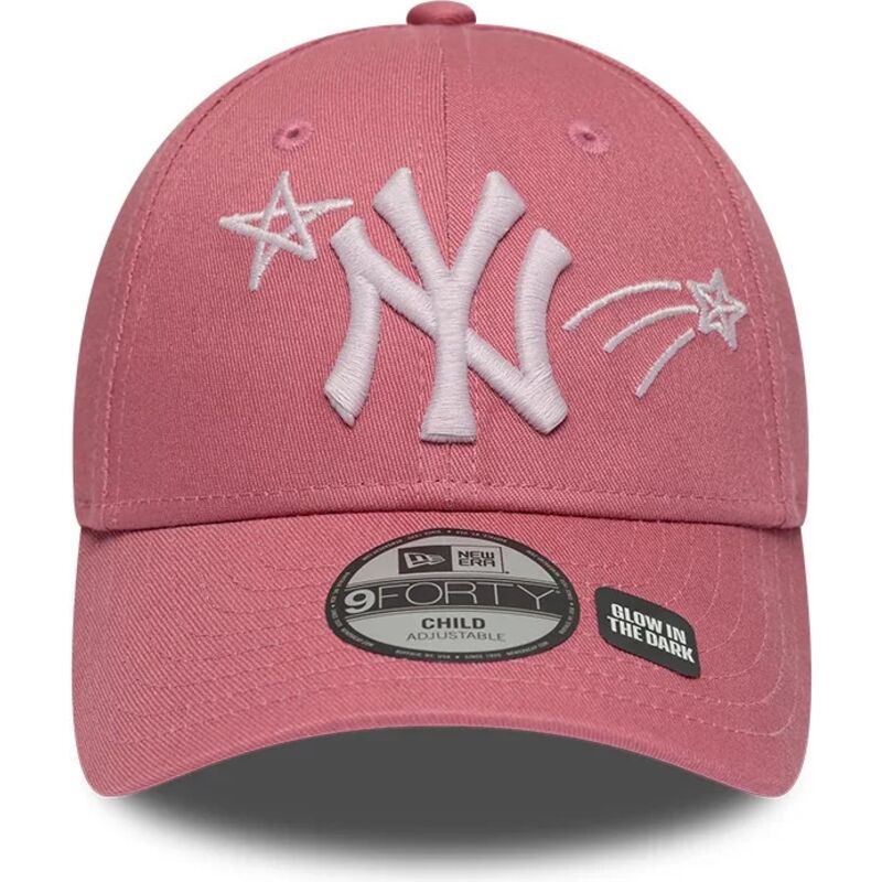 lippikset-kaareva-vaaleanpunainen-saadettava-nauha-lapsille-9forty-space-new-york-yankees-mlb-new-era